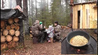 ТАЁЖНЫЙ РЕСТОРАН! Настоящий ПЛОВ! ГОТОВИМ С ДЕТЬМИ! DIY Pilaf at the stake