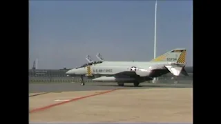 Michigan ANG F-4D Phantom II training with USAF (1988)