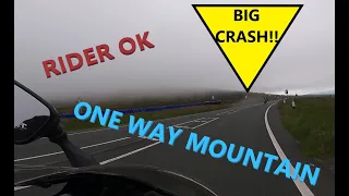 Big Crash on the One Way Mountain during Isle of Man TT 2022