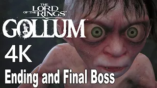 The Lord of the Rings Gollum Ending and Final Boss 4K