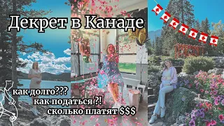 ДЕКРЕТ в Канаде по визе CUAET / Сколько платят декретных в Канаде / Как податься на Декрет в Канаде