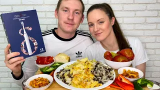 МУКБАНГ ПОДАРОК КОСТЕ ЖАРЕНАЯ КАРТОШКА С ГРИБАМИ ОПЯТА СОЛЕНЬЯ MUKBANG FRIED POTATOES WITH MUSHROOMS