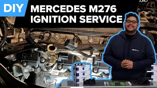 Mercedes-Benz M276 Spark Plug & Ignition Coil Replacement DIY (W204 C300, W212 E350, GLE350, ML350)