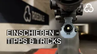 Zielfernrohr einschießen - Tipps & Tricks