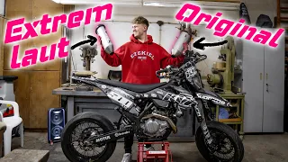 KTM EXC EXTREM LAUT!!!│Auspuff ohne Funkenfänger