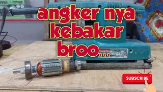 Cara Mengganti Angker Mesin Sander/Amplas Makita 9035