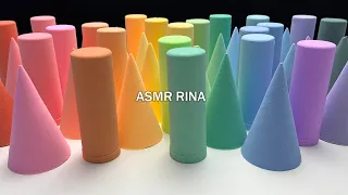 ASMR baking soda rainbow, first time black