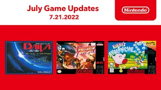 NES & Super NES - July 2022 Game Updates - Nintendo Switch Online