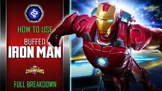 How To Use BUFFED IRON MAN Easily | SOLID DAMAGE | Full Breakdown | Marvel Contest Of Champions