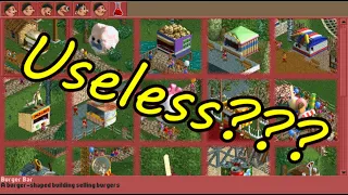 How Useful Are Stalls in RollerCoaster Tycoon Classic?