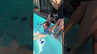 Kicking in the pool