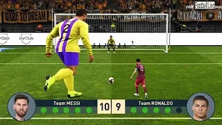 PES 2019 | Tiny Team L.MESSI vs Giant Team C.RONALDO | Penalty Shootout | Gameplay PC