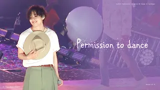 220416 BTS PTD IN LasVegaS-Permission to dance + Ending focus of 방탄소년단 뷔 태형 FANCAM