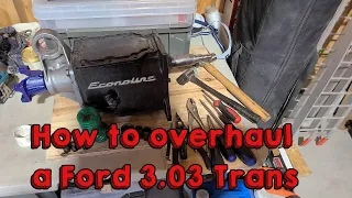 How to rebuild a Ford 3.03 3 speed transmission. (no steps skipped)