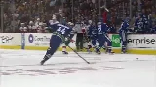 Loui Eriksson Scores His 1st Goal As A Canuck On Himself