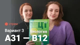 ЦТ по биологии А31-В12 (Вариант 3)