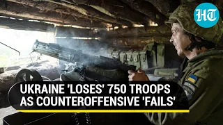 Putin's Men 'Weaken' Kyiv's Counteroffensive; 23 Attacks 'Fail,' Over 750 Troops 'Wiped Out'