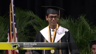 Plano East Salutatorian - Mohit Gupta