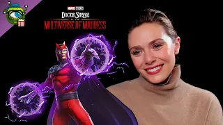 Elizabeth Olsen Prefers WHO? To be Magneto?? | Doctor Strange in the Multiverse of Madness