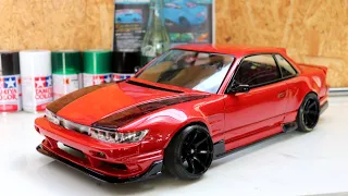 RC DRIFT Radio controlled body production Official recognition S13 Silvia