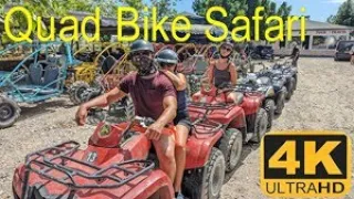 Quad Bike Safari Excursion Tour in Alanya, Turkey. Great Fun Beautiful Scenery & Fantastic Value.