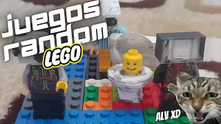 LOS JUEGOS MAS RAROS DE LEGO💀😈| JUEGOS RANDOM #3 (LEGO FALLOUT, RICK AND MORTY, COD + BONUS XD)