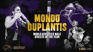 World Athletics awards 2020( Mondo Duplantis)