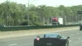 Ferrari Enzo taking off