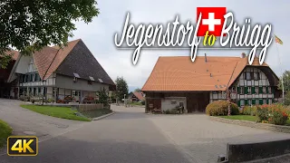 Driving from Jegenstorf to Brügg, Switzerland 🇨🇭