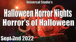 Horrors of Halloween Scarezone | Halloween Horror Nights 2022 | Universal Studio's  Ourthemeparklife