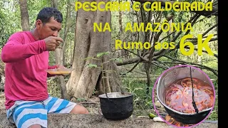 AMAZÔNIA PESCARIA DE MALHADEIRA E CALDEIRADA NO IGAPÓ