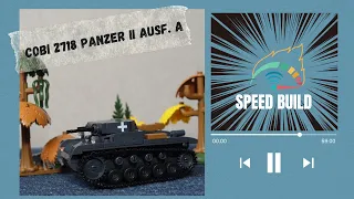 Speed Build Cobi 2718 Panzer II Ausführung A