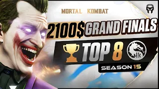 THE LAST BATTLE FOR 2100$ WAS INSANE! TOP8 GRAND FINALS - Mortal Kombat 11