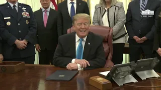 Remarks: Donald Trump Signs Space Force Directive in the Oval Office - February 19, 2019