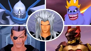 Kingdom Hearts 2 Final Mix - All Bosses (1080p/60fps)