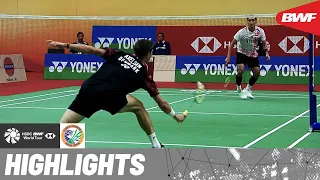 World and Olympic champion Viktor Axelsen meets Jonatan Christie in New Delhi