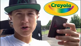 Crayon skate wax