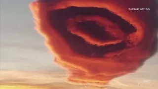 Massive, UFO-like cloud appears in sky over Turkey