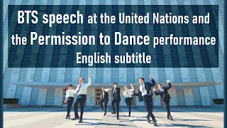 BTS speech and 'Permission to Dance' performance at the UN General Assembly 2021 [ENG SUB] [Full HD]