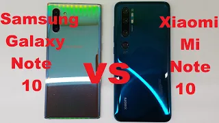 Xiaomi Mi Note 10 vs Samsung Galaxy Note10 - SPEED TEST + multitasking - Which is faster!?