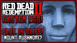 Red Dead Redemption 2: Easter Eggs - "Face In Cliff" Mt. Rushmore Easter Egg!