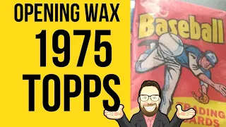 RARE!!!! 1975 Topps Baseball Card Pack Opening!