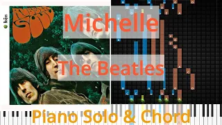 🎹Solo & Chord, Michelle, The Beatles, Synthesia Piano