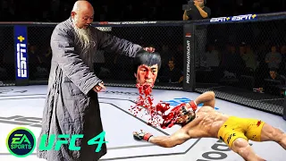 UFC4 Bruce Lee vs Old Shaolin Executor EA Sports UFC 4 PS5