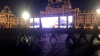 Репетиция исторического парада 7 ноября на Красной площади в честь 100-летия революции  - 2.11.17