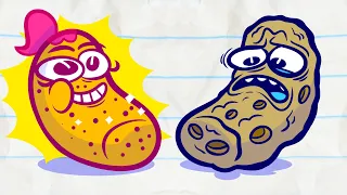 Pencilmate's Cheesy CHORE! | Animated Cartoons Characters | Animated Short Films | Pencilmation