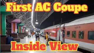 First Class AC Coupe Inside View | 1st AC Coach | Howrah To Mumbai CSMT Mail AC Coupe Tour