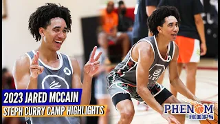 HIGHLIGHTS: 2023 DUKE commit Jared McCain LETTING IT FLY at Steph Curry Camp!