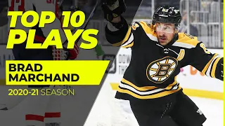 Top 10 Brad Marchand Plays from the 2021 NHL Season