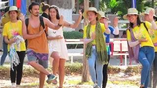 Khmer New Year , Sangkran Siem Reap, Learn to Dance Khmer Song